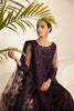 Alizeh Lamhay Festive Formal Collection – Embroidered Net Plum - V15D08 - Maya