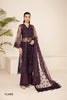 Alizeh Lamhay Festive Formal Collection – Embroidered Net Plum - V15D08 - Maya