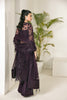 Alizeh Lamhay Festive Formal Collection – Embroidered Net Plum - V15D08 - Maya