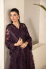 Alizeh Lamhay Festive Formal Collection – Embroidered Net Plum - V15D08 - Maya
