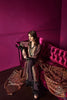 Gul Ahmed Lamis Digital Silk 2018 – Dark Brown 3 Pc Digital Silk DGS-58