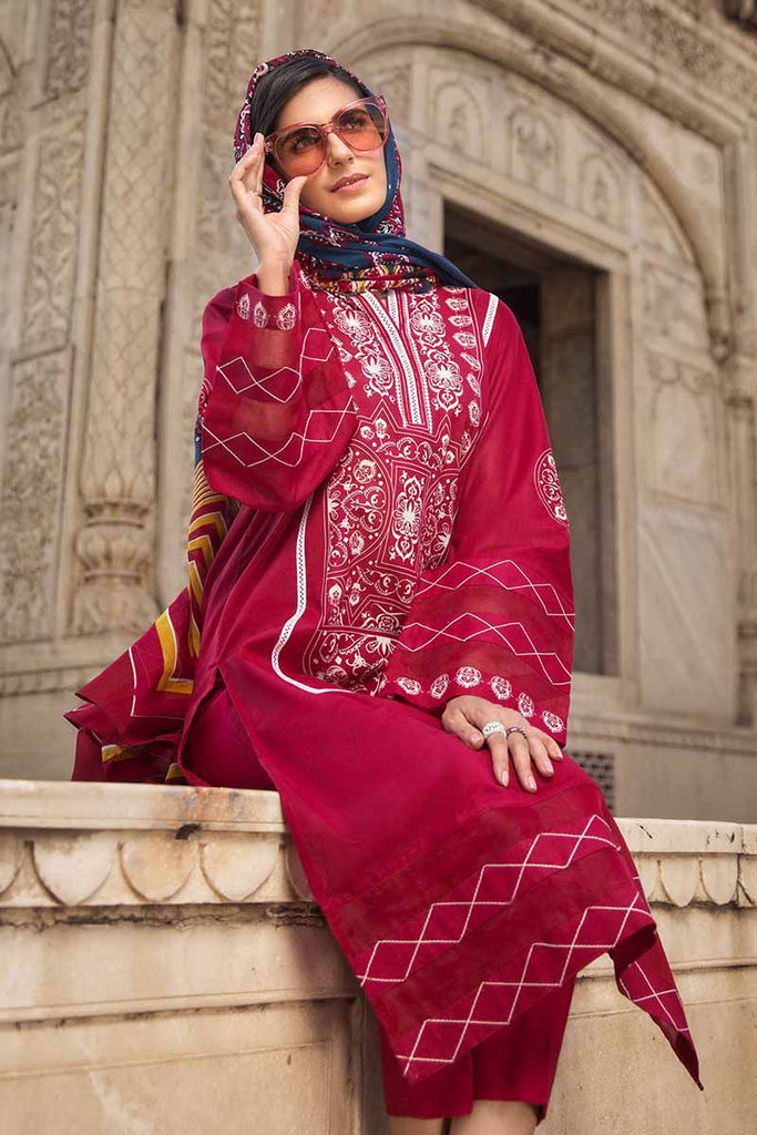 Gul Ahmed Cambric Collection 2019 – 3 PC Printed Cambric – CBN-91B