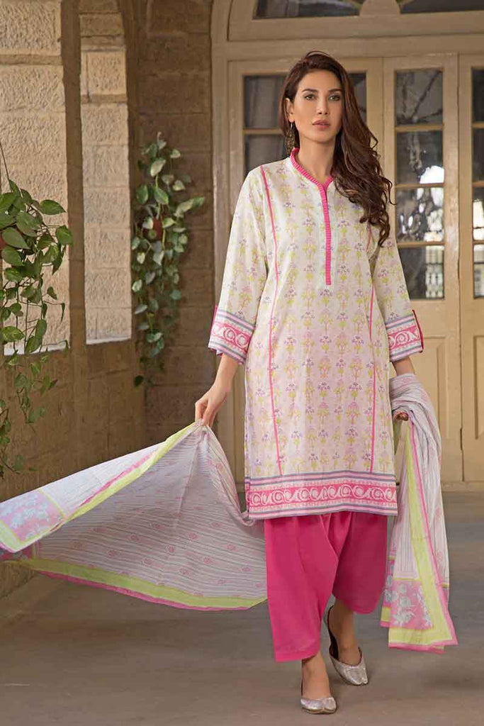 Gul Ahmed Malmal Collection 2019 – 3 PC Lawn Suit CL-557 A