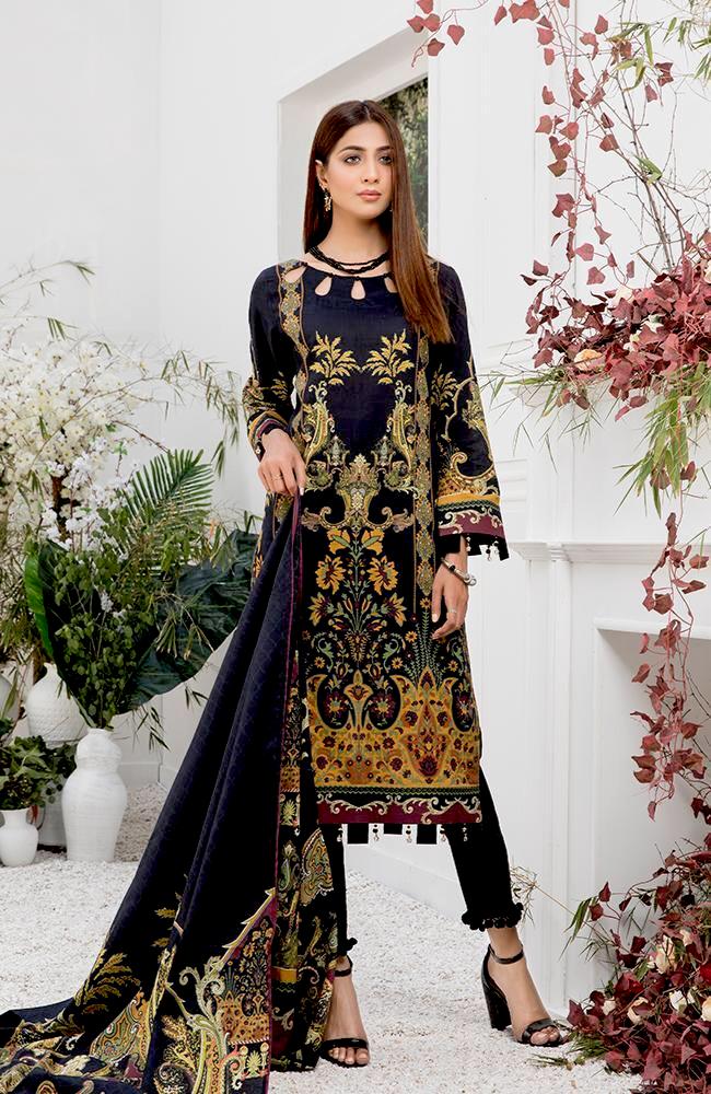 Al Zohaib Colors Digital Printed Lawn 2020 – Design 10
