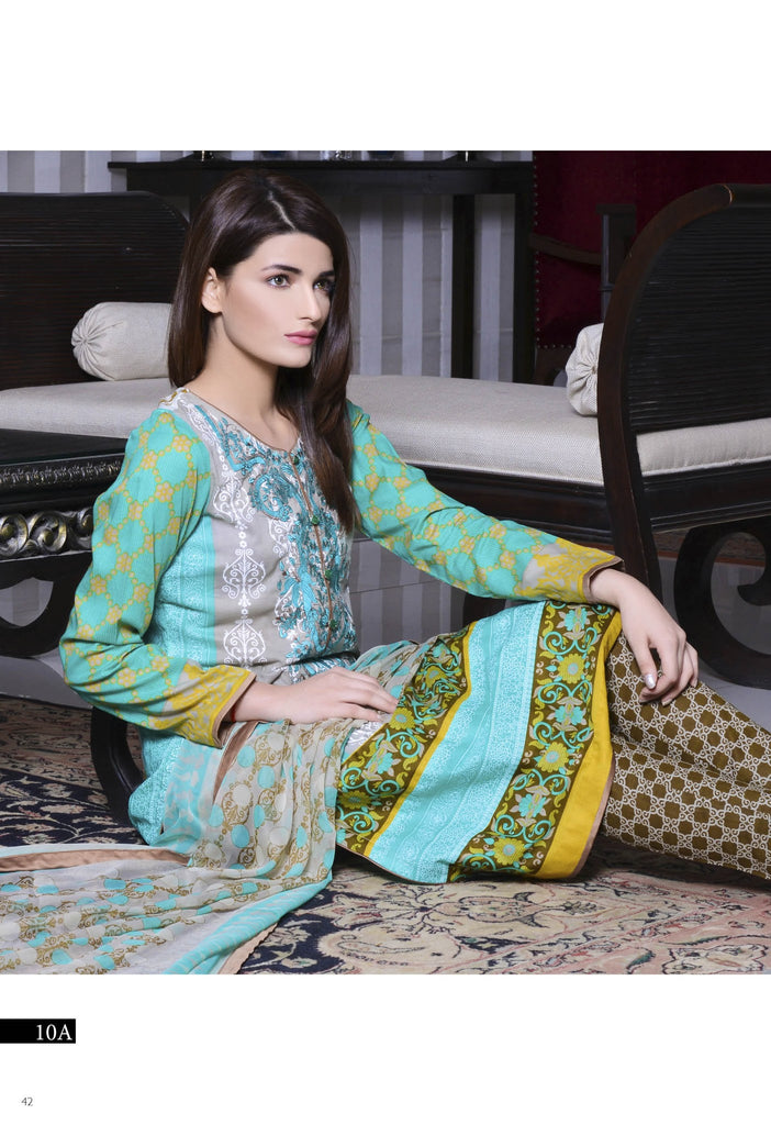 Kalyan Designer Embroidered Collection 2016 – 10A - YourLibaas
 - 1