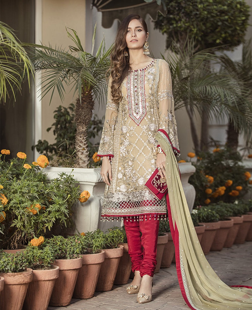 Flossie Embroidered Chiffon Lavish Luxury Edition – 10 Autumn Glory