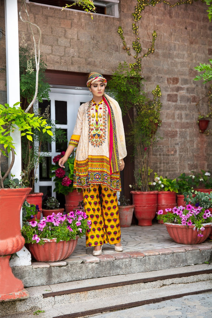 Rangrez Embroidered Lawn Collection 2021 – D10