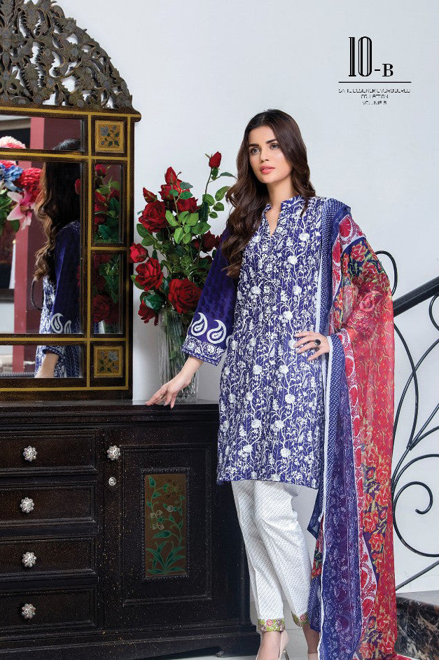 Sahil Designer Lawn Collection Vol-8 – 010B