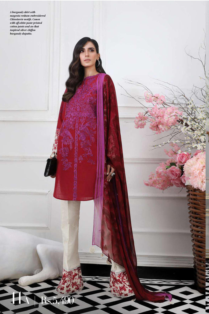 Sana Safinaz Pre-Fall Embroidered Collection  – 11A