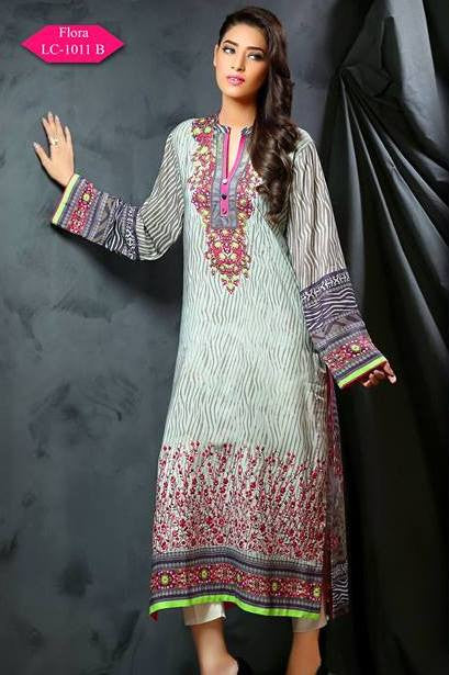 Hadiqa Kiani Linen Kurti - 11B - YourLibaas
 - 1
