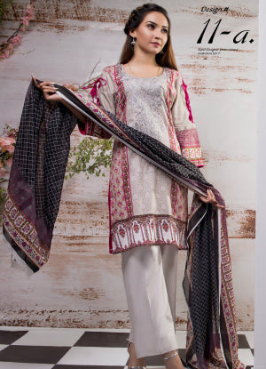 Sahil Designer Embroidered Eid Collection 2018 Vol 7 – SH7-11A