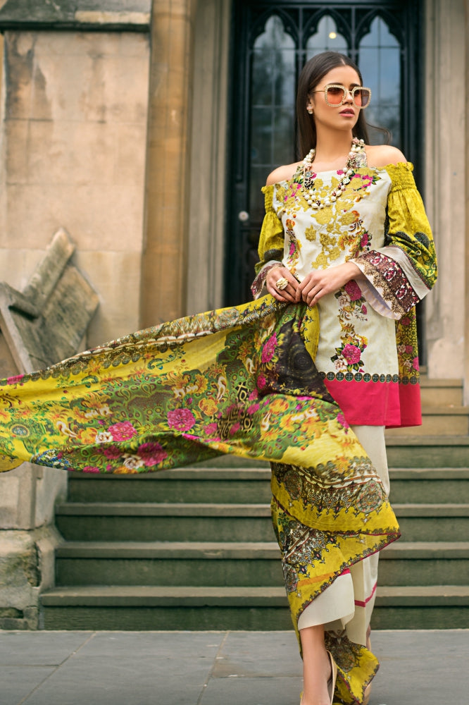 Honey Waqar Luxury Lawn Collection 2019 – East Sweets 11A