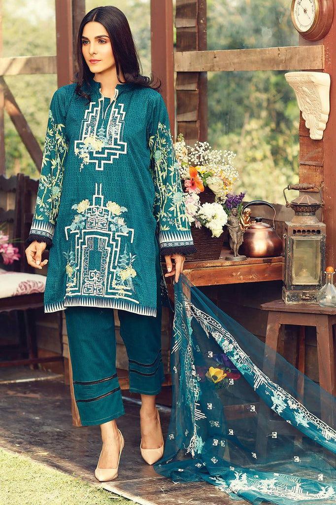 RajBari Embroidered Lawn Collection 2017 – 11A