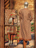 HZ Textiles Premium Embroidered Lawn Collection Vol-1 – Design 121 Camel Brown