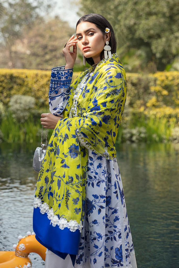 So Kamal X Ali Xeeshan Luxury Lawn Collection 2021 White Magic