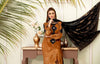 Amna Sohail by Tawakkal Fabrics – Marigold Broshia Banarsi Collection – ASJ-1232