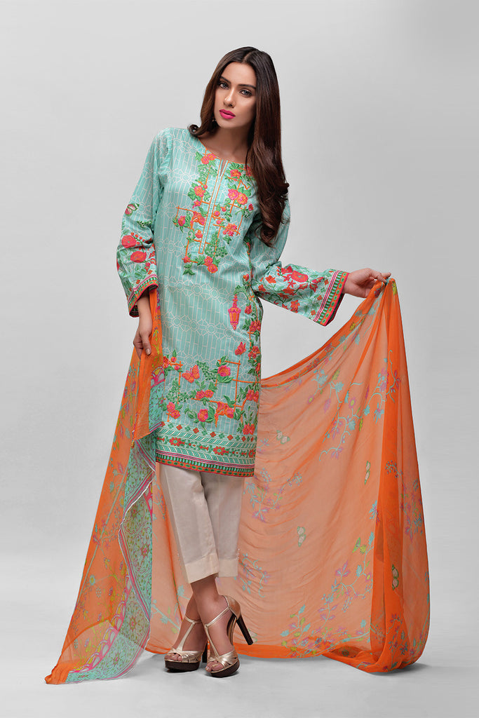 AUJ Lawn Collection 2016 Vol 1 – Design 12A - YourLibaas
 - 1