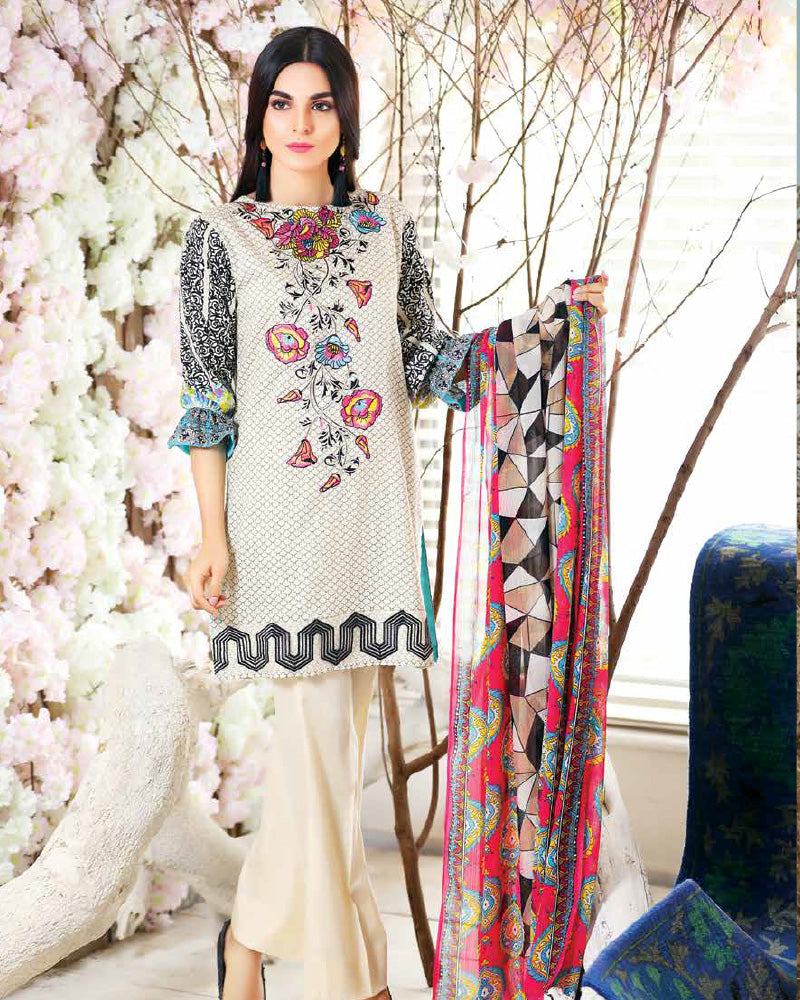 Riaz Arts Spring/Summer Orange Series 2018 Vol-1 – 3A