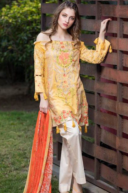 Dhanak Embroidered Lawn Collection by Rang Rasiya – 134B
