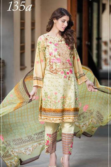 Dhanak Embroidered Lawn Collection by Rang Rasiya – 135A