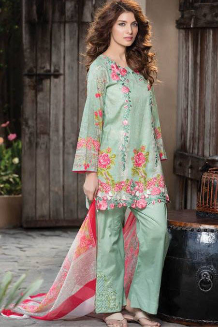 Dhanak Embroidered Lawn Collection by Rang Rasiya – 137A