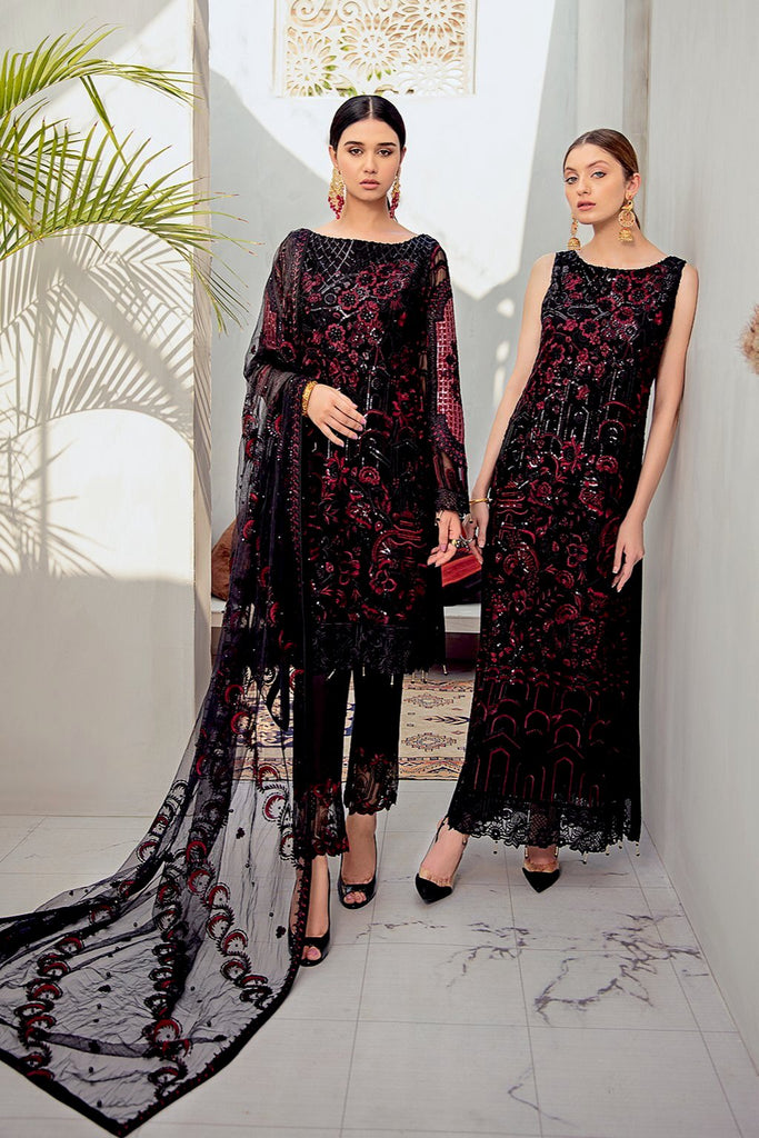 Ramsha Rangoon Chiffon Collection 2020 – D-601