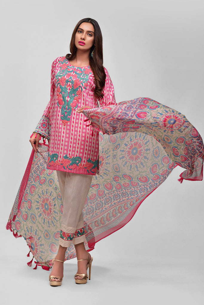 AUJ Lawn Collection 2016 Vol 1 – Design 13 - YourLibaas
 - 1