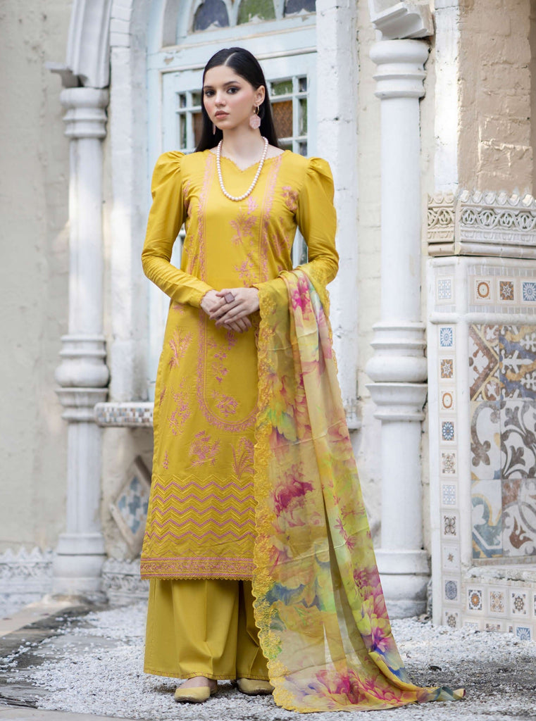 Gulljee Ba Dastoor Lawn Collection – A8