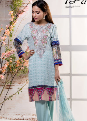Sahil Designer Embroidered Eid Collection 2018 Vol 7 – SH7-13A