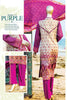 HZ Textiles Diamond Classic Lawn Collection – Design 13 Purple