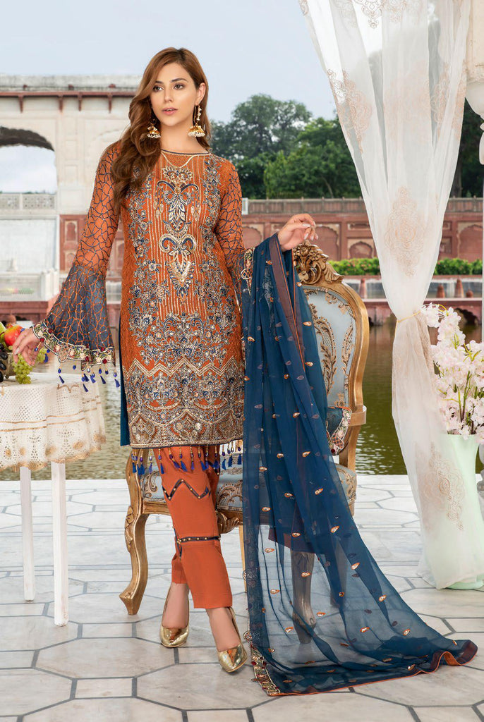 Maryam's Premium Luxury Embroidered Collection Vol-4 ft. Minal Khan – MP-147