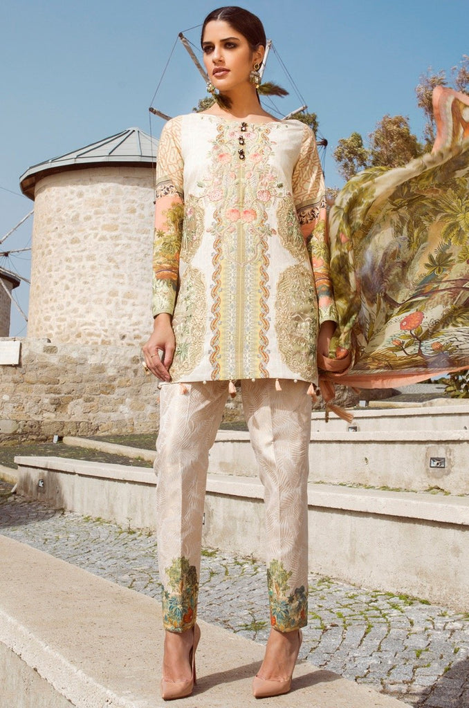 Shiza Hassan Luxury Lawn Collection '18 – Coursage - 9A