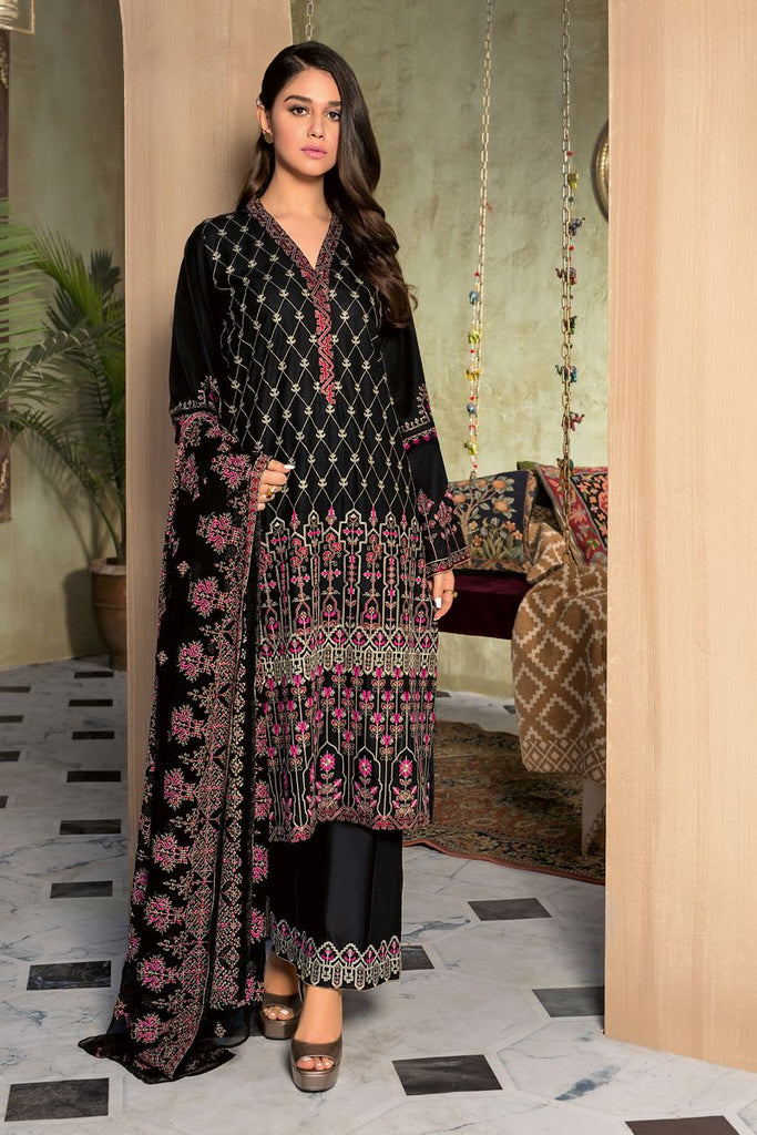 Gul Ahmed Summer 2020 – Premium Collection – 3 PC Embroidered Lawn Suit with Chiffon Dupatta PM-358