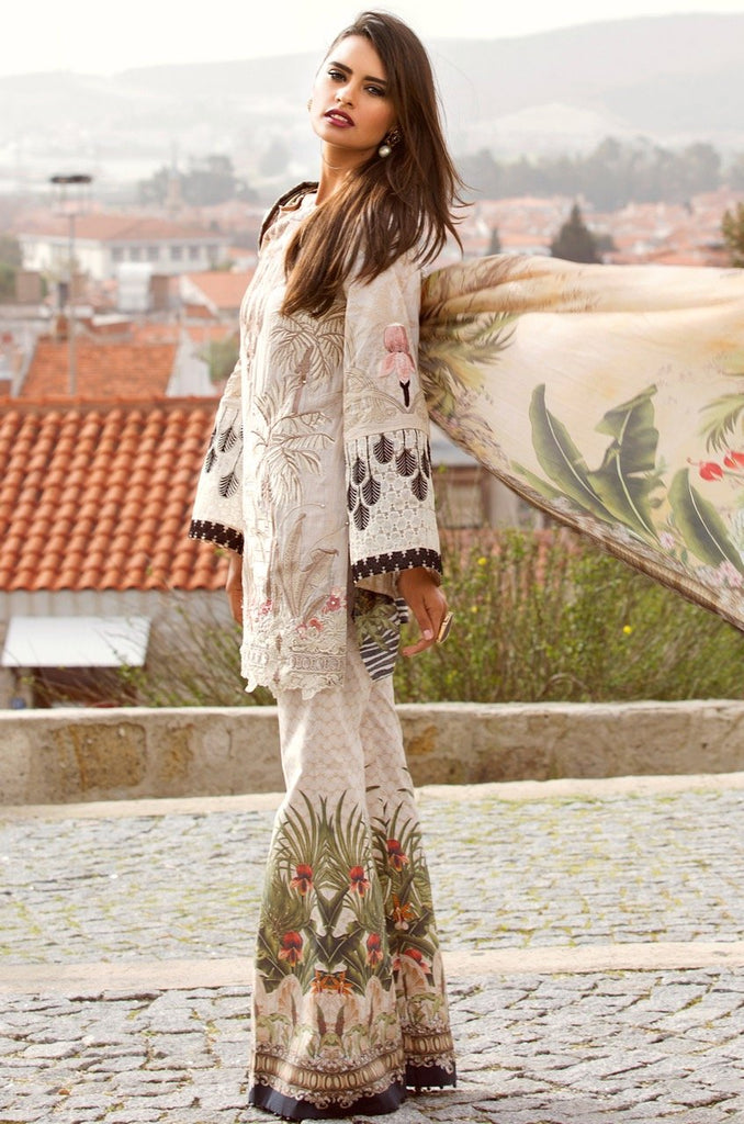Shiza Hassan Luxury Lawn Collection '18 – Imperial - 3B