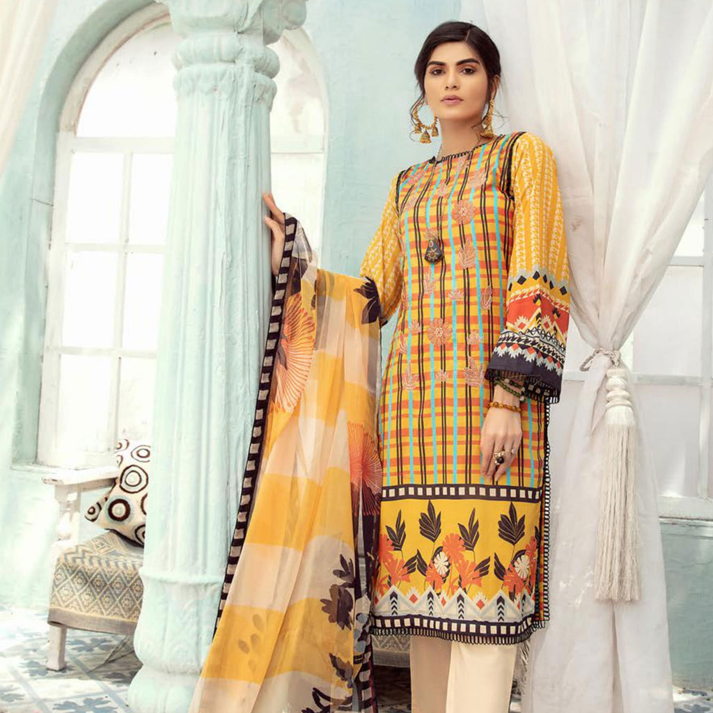 Silver Series by Riaz Arts Lawn Collection Vol-3 – SS-06