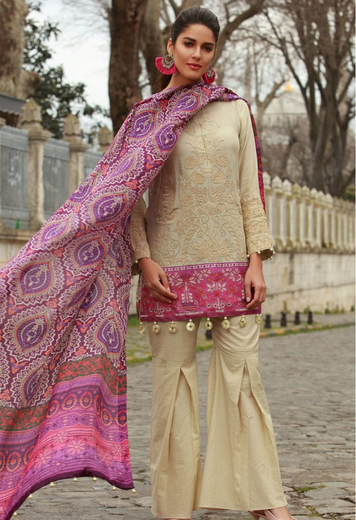 Mahiymaan Luxury Lawn 2018 – M-08B
