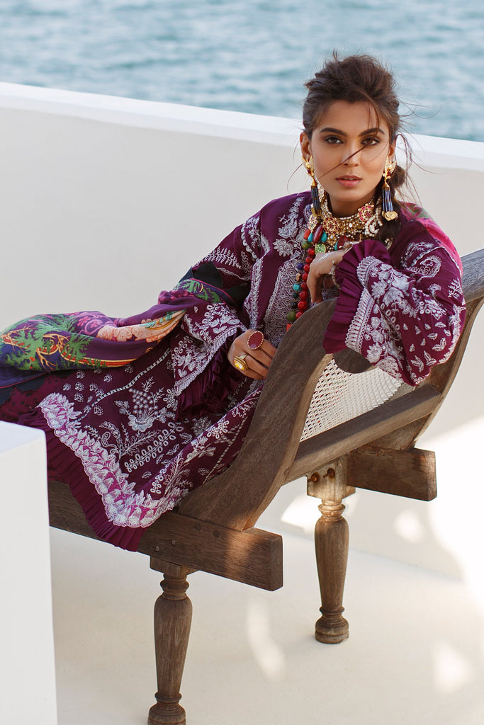 Élan Luxury Lawn Collection 2020 – EL-03 B (USIKU)