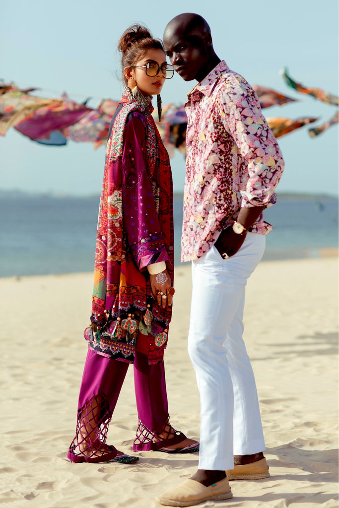 Élan Luxury Lawn Collection – EL-12 A (AMARLI)