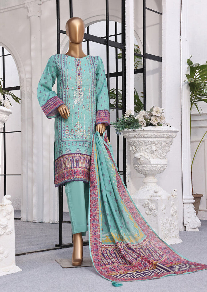 Riwayat Embroidered Lawn Collection Vol-3 – Design 07