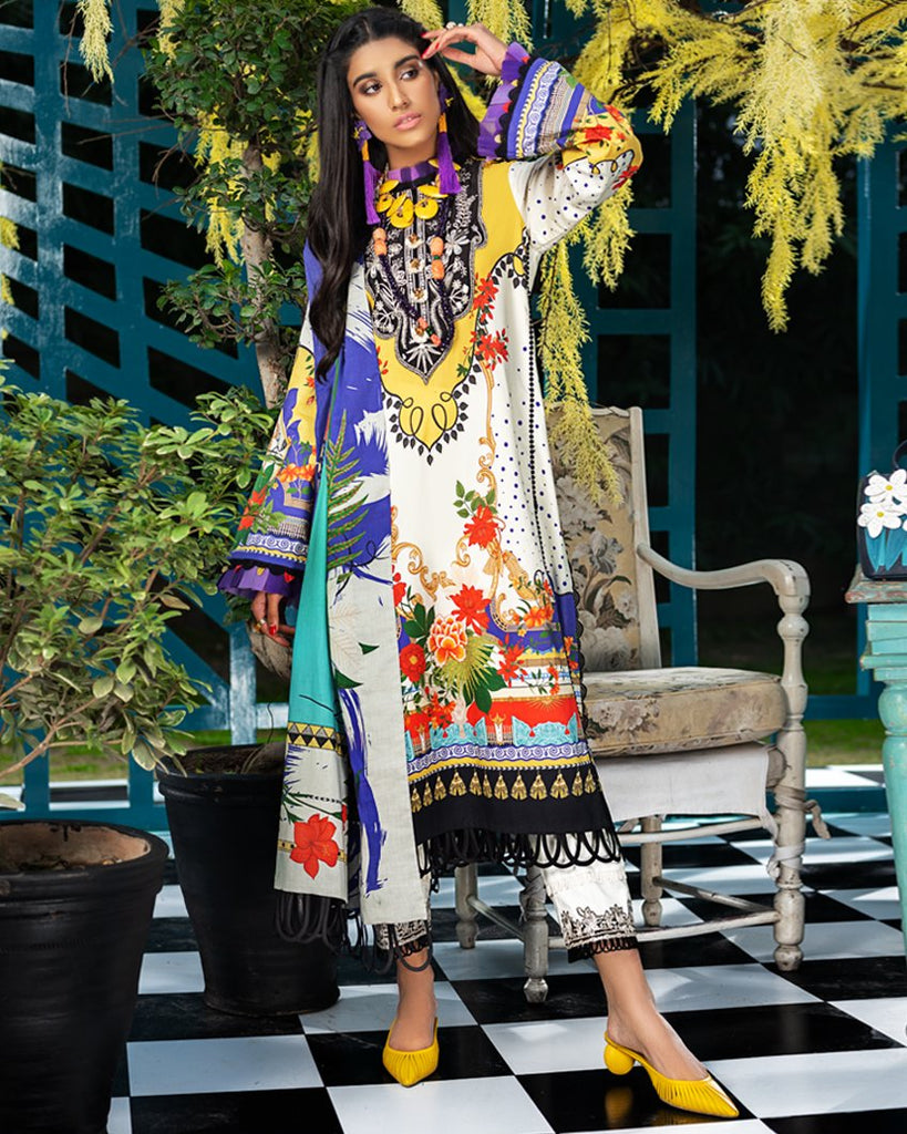 Zaha by Khadijah Shah – Spring/Summer Lawn Collection 2020 – NADIA (ZL-12)