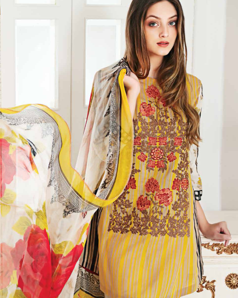 Charizma Riaz Arts Spring/Summer Swiss Voil 2017 Vol-1 – RR10A