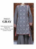 HZ Textiles Regalia Festive Swiss Voile Collection 2017 – 17 B Grey