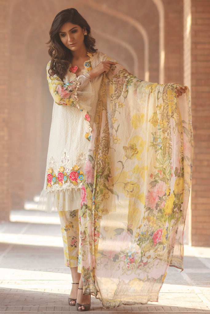 Firdous Spring/Summer Lawn Collection 2018 – EXC 18-18