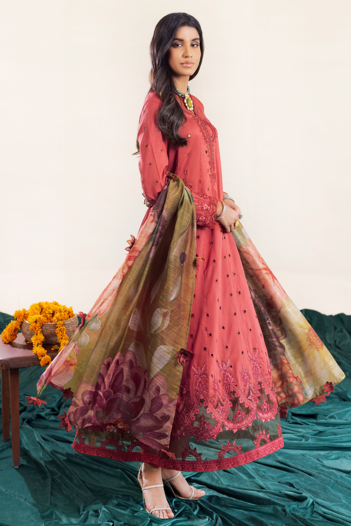 Iznik Aashiaan Festive Lawn Collection – AL-03 Daanaa