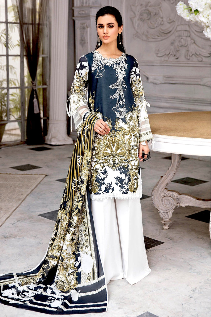 Jade by Firdous Urbane Embroidered Lawn Collection – 19109 B