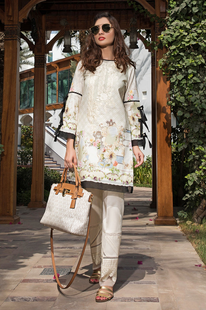 Firdous Solitaire Lawn Kurtis Vol II – 19280