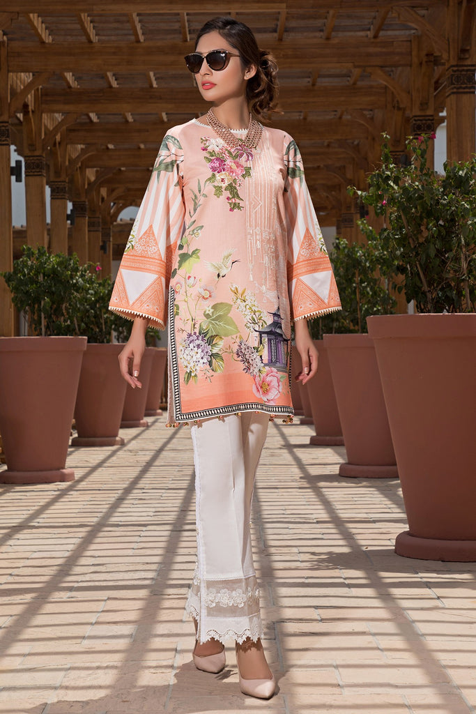 Firdous Solitaire Lawn Kurtis Vol II – 19314