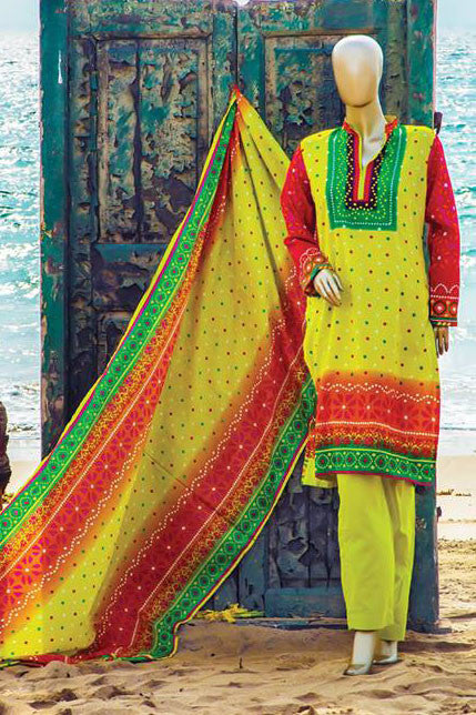 HZ Textiles Diamond Classic Lawn Collection – Design 19 Tiya