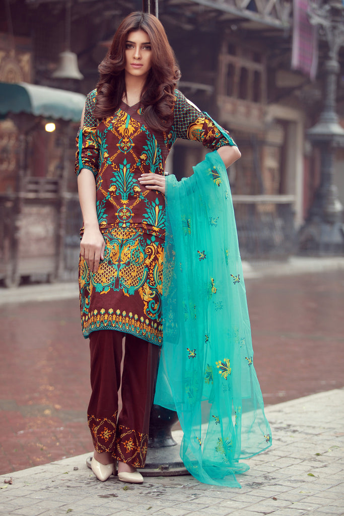 Libas Designer Embroidered Collection – 1A - YourLibaas
 - 1