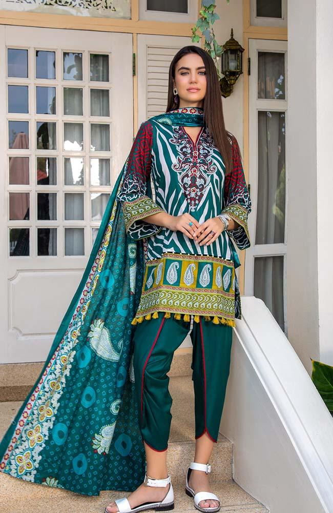 Anum by Al Zohaib Lawn Collection Vol-1 2020 – 01B